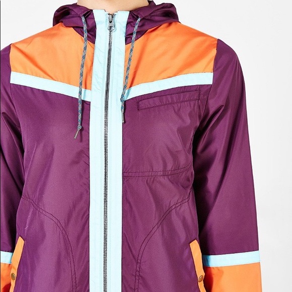 urban outfitters Without Walls colorblock windbreaker - Picture 4 of 4